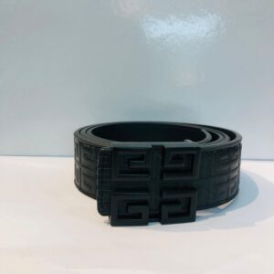 genuine buffalo leather signature black belt