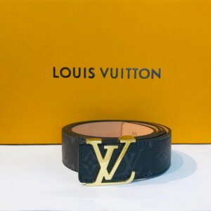 LV Genuine Buffalo Leather Signature Belt