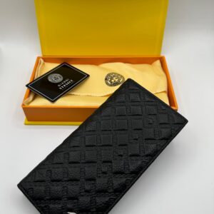 Versace Premium Black Long Wallet