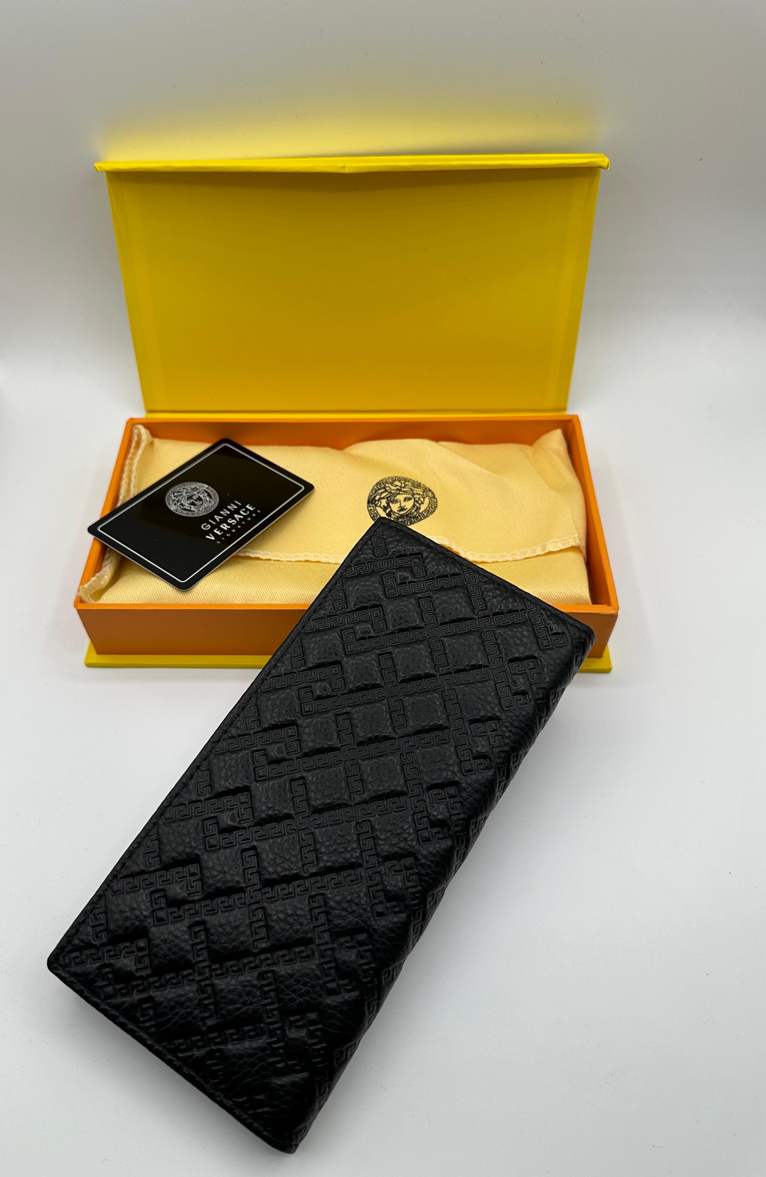 Versace Premium Black Long Wallet - Image 3