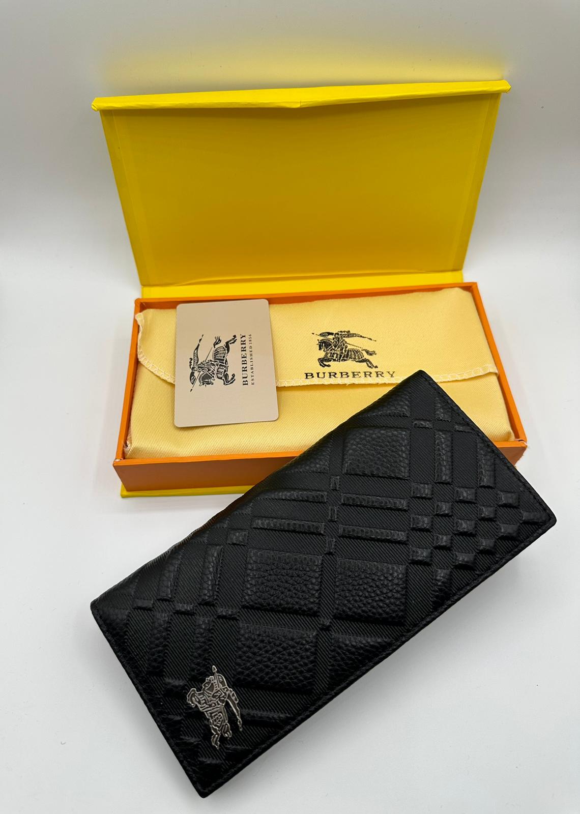 burberry premium black long wallet burberry premium black long wallet