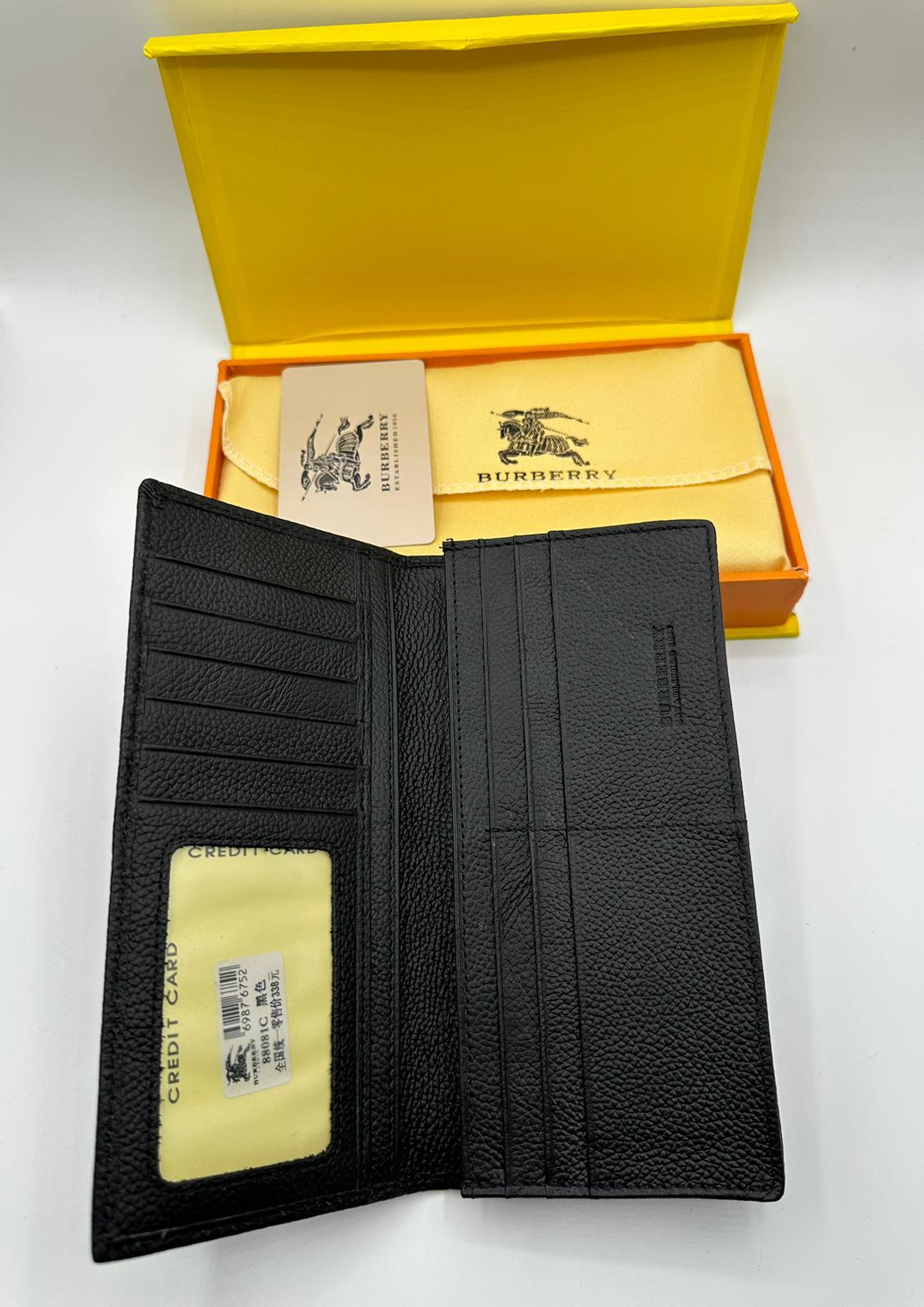 burberry premium black long wallet burberry premium black long wallet