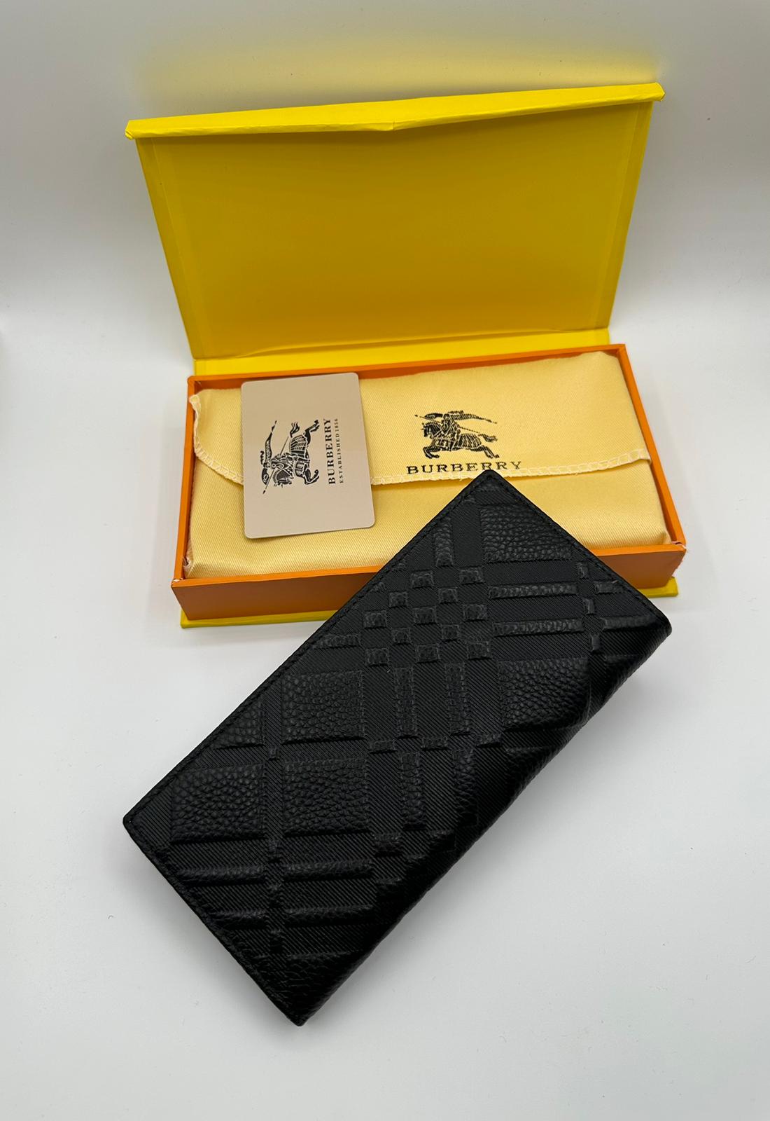 burberry premium black long wallet burberry premium black long wallet