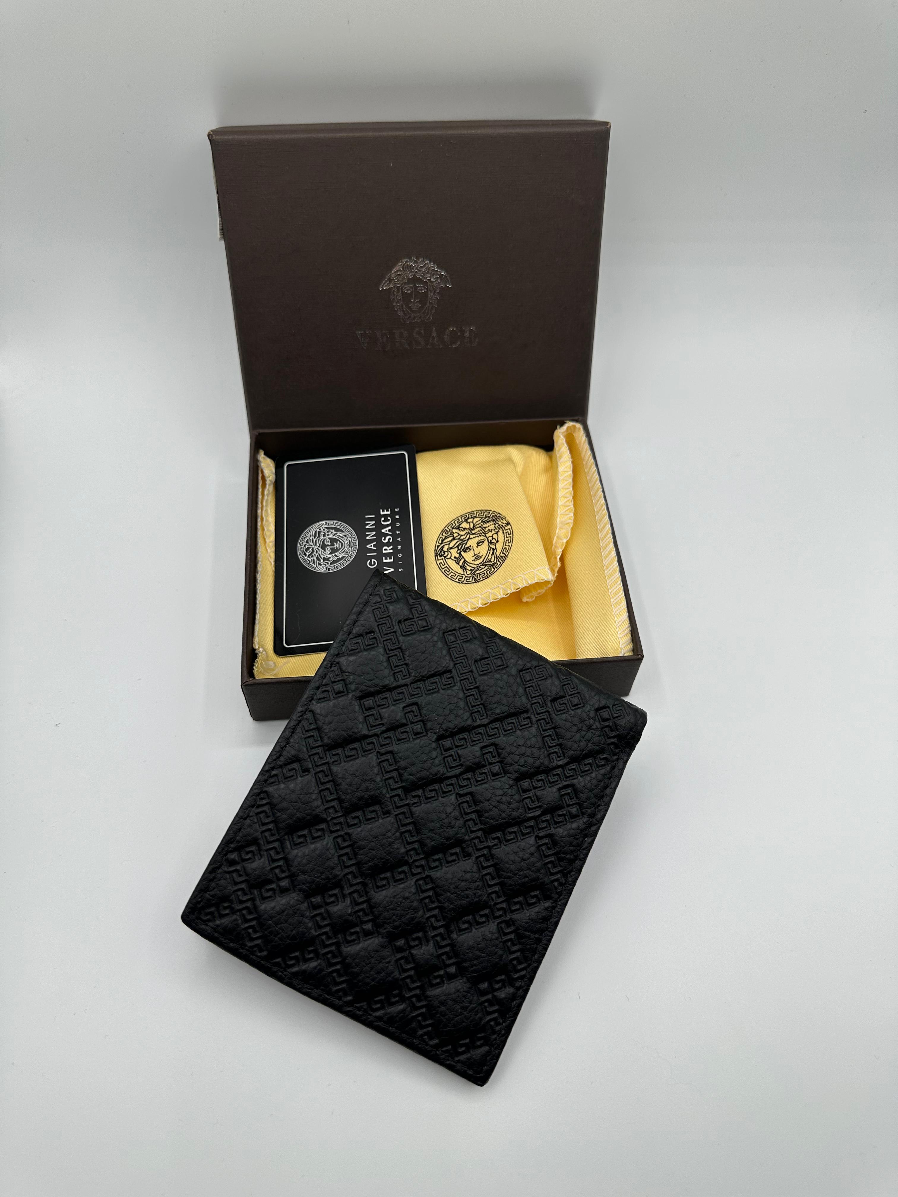 Versace Premium Black Wallet - Image 2