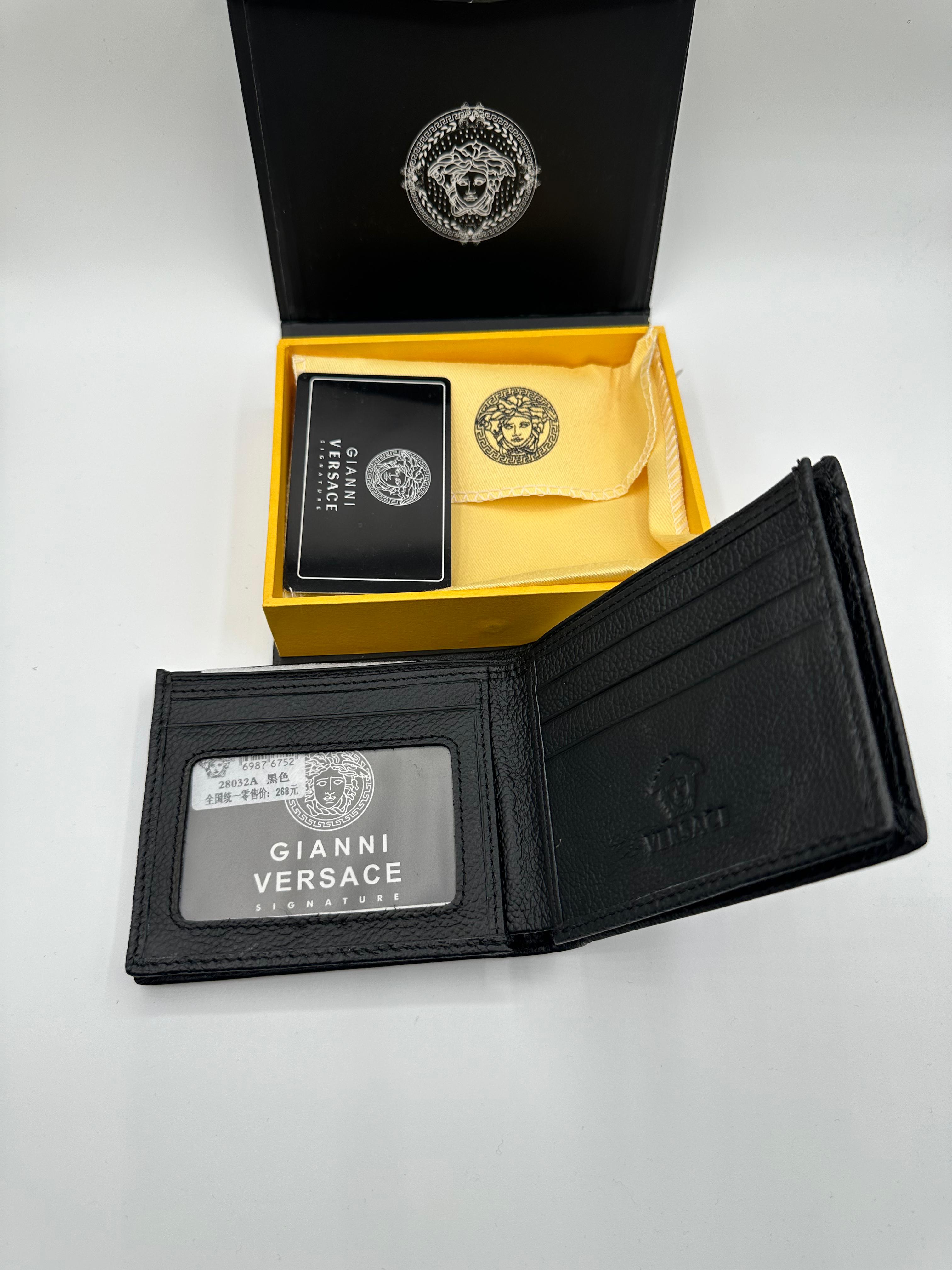 Versace Premium Black Wallet - Image 3