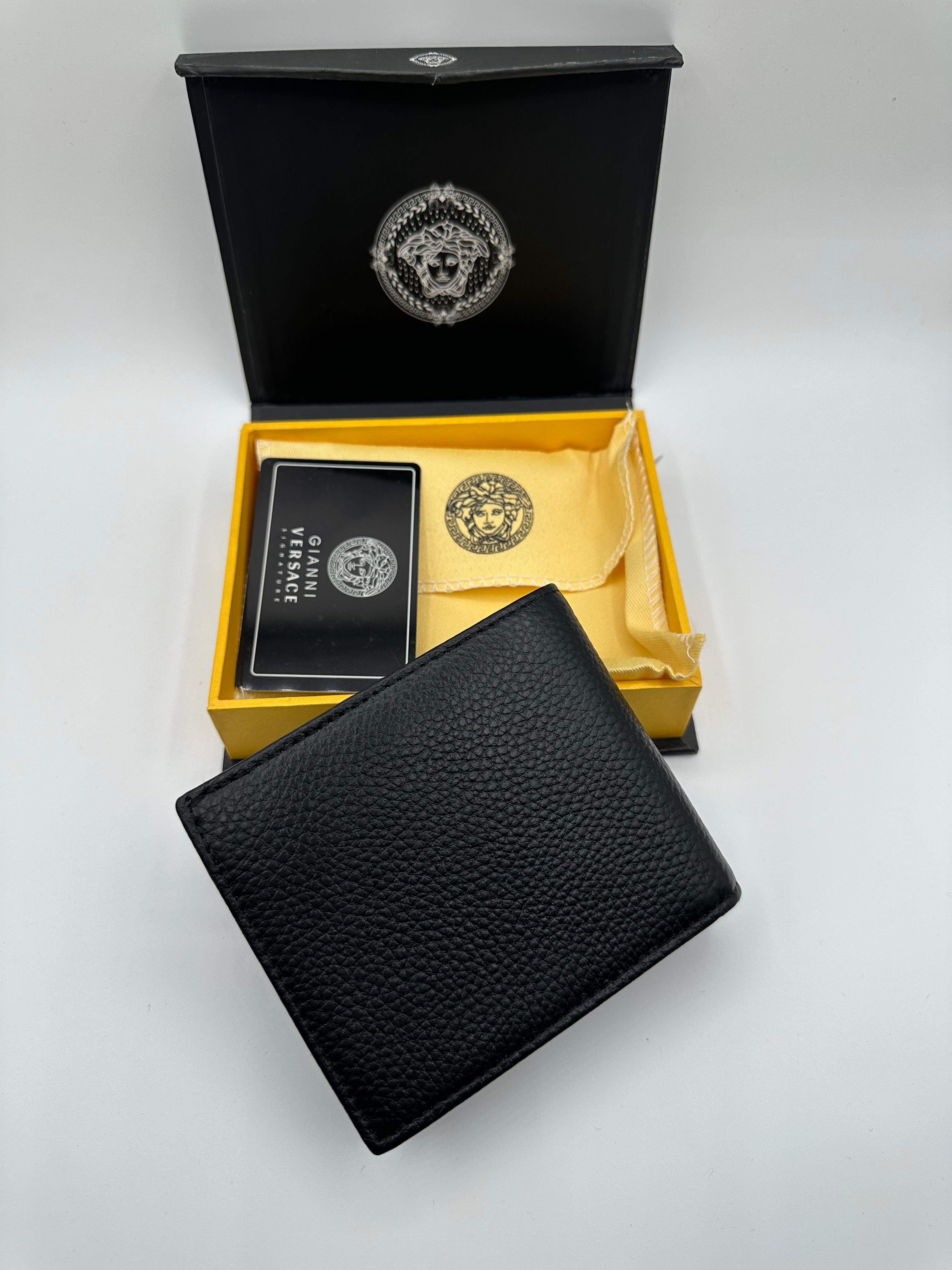 Versace Premium Black Wallet - Image 2