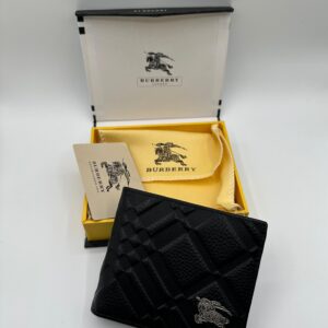 burberry premium black wallet