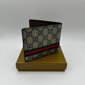 gucci premium black wallet