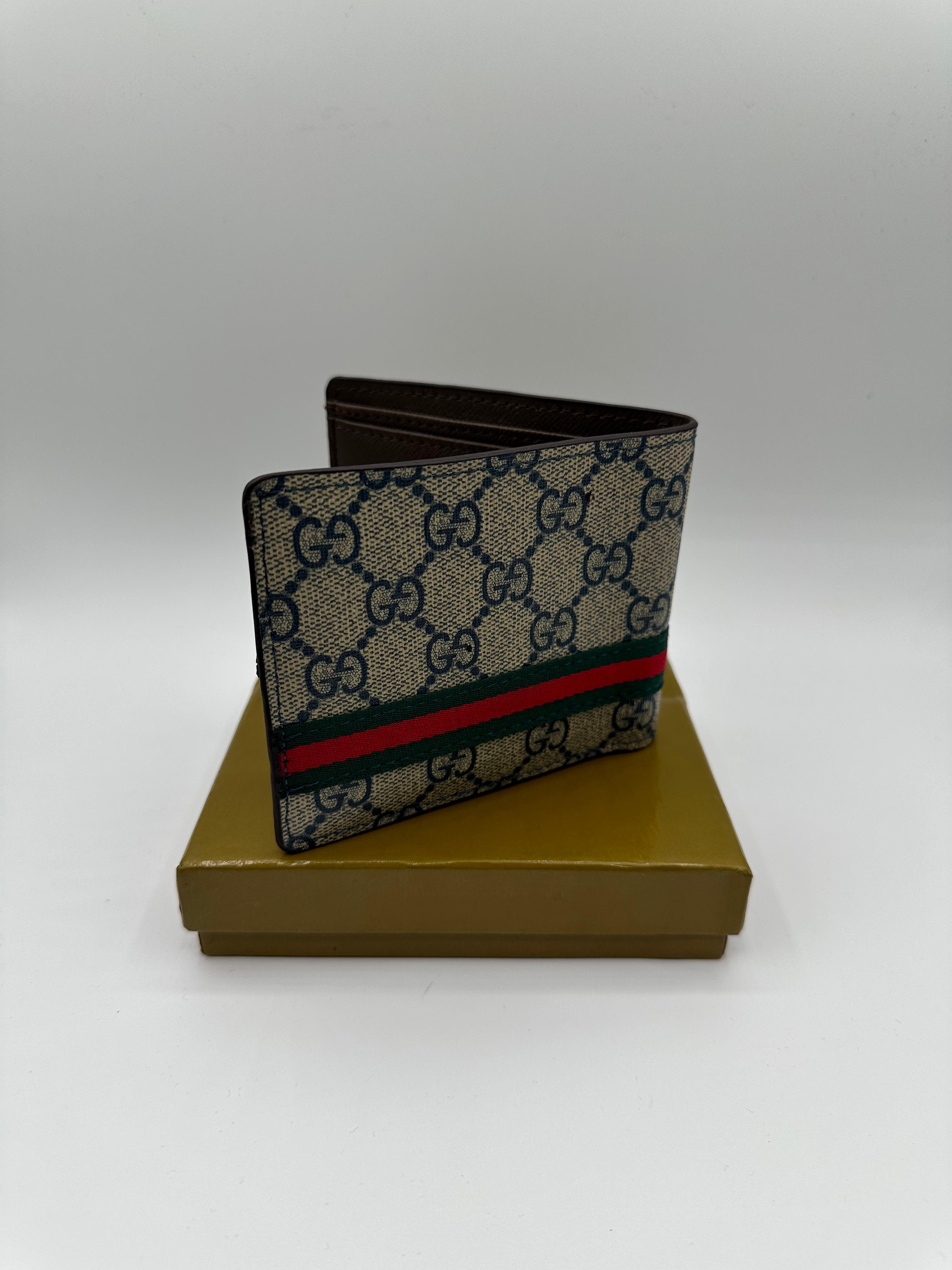 gucci premium black wallet