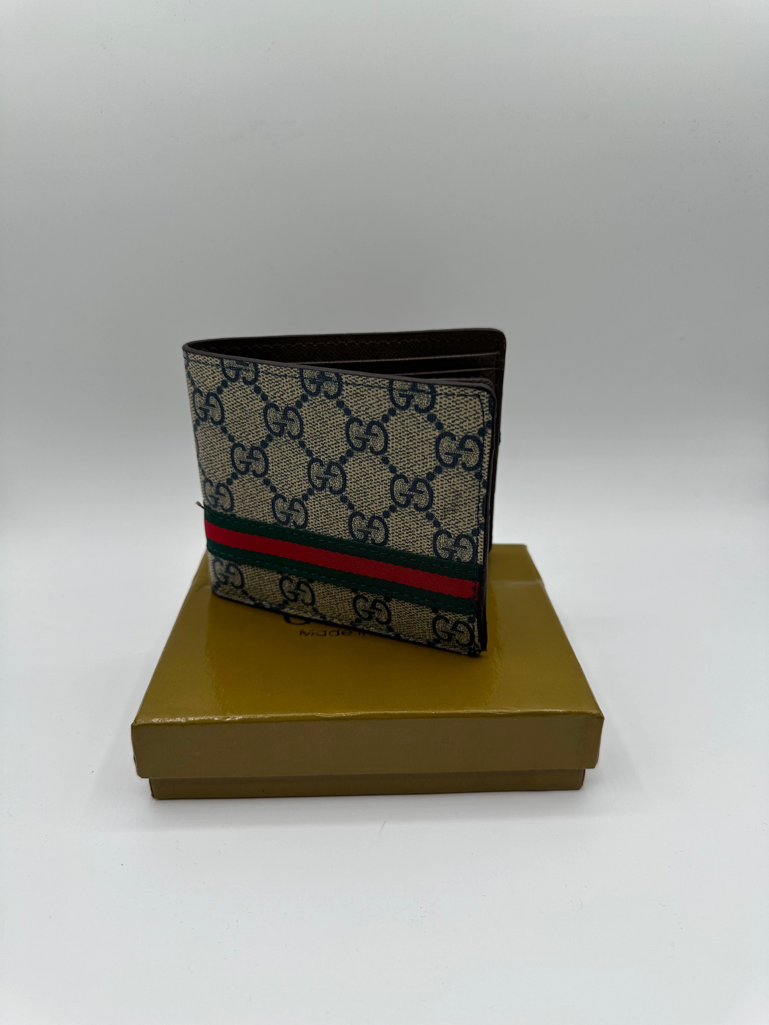 gucci premium black wallet