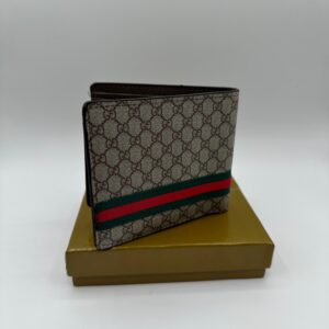 gucci premium black wallet