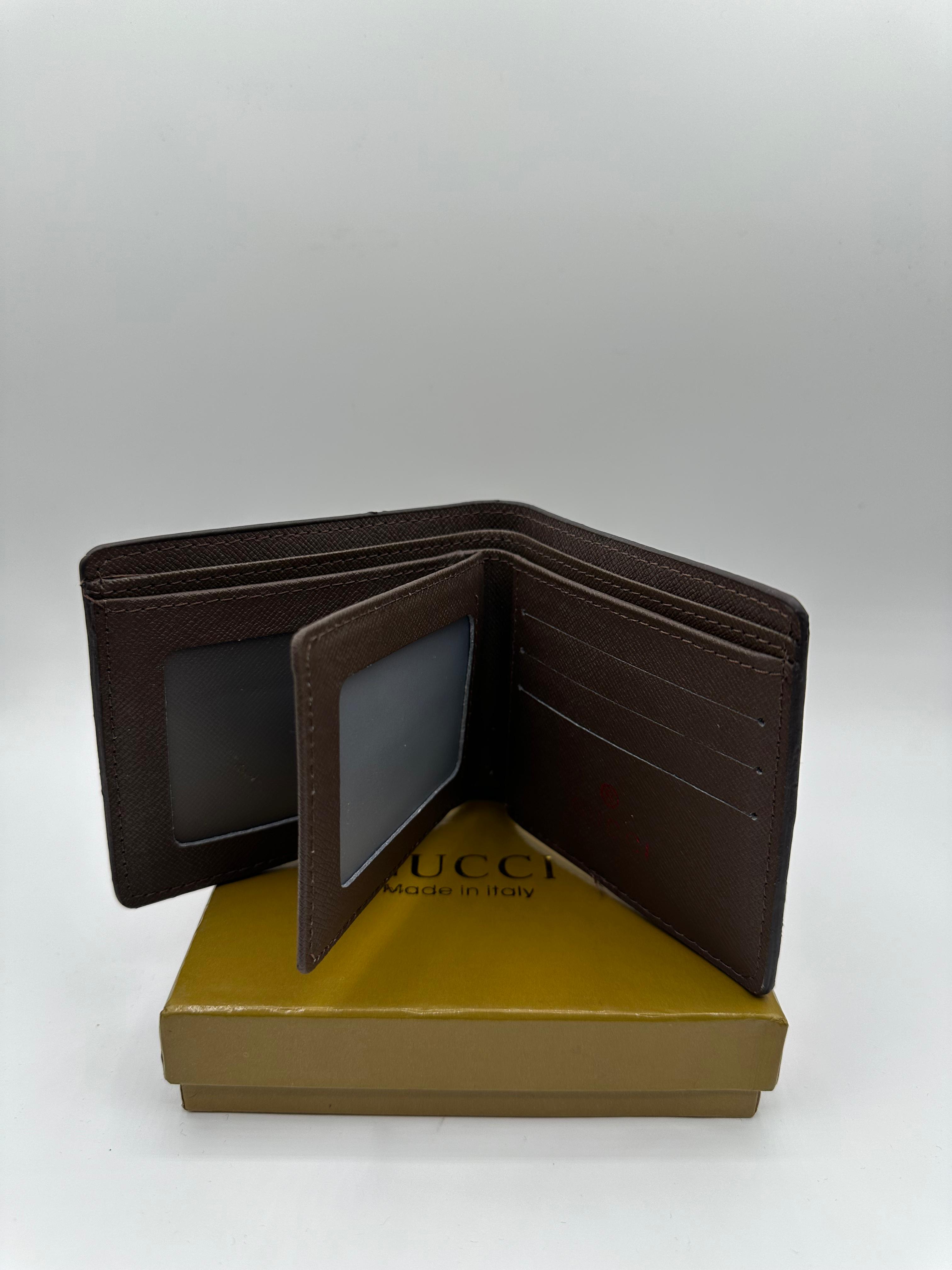 gucci premium black wallet