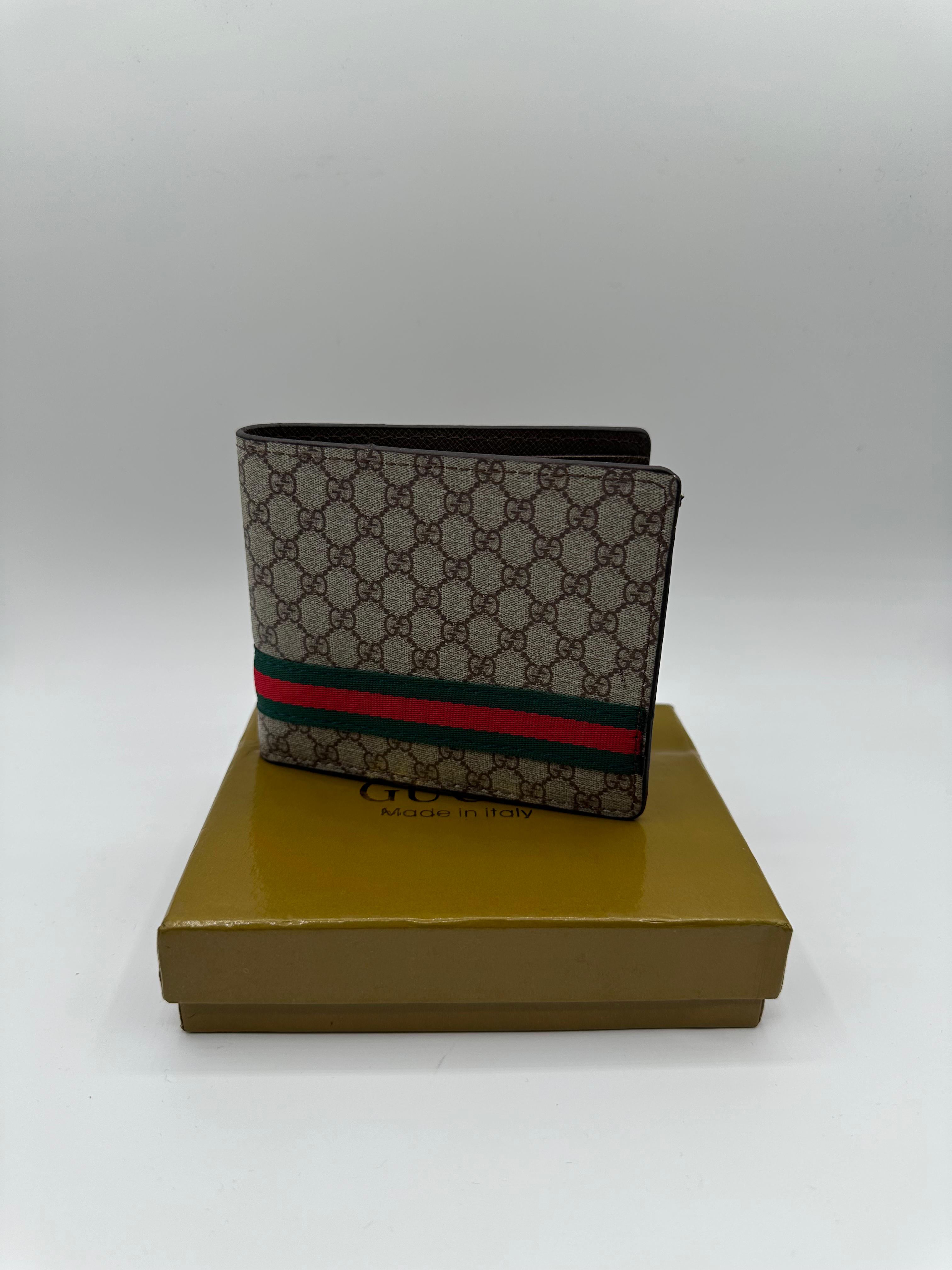 gucci premium black wallet
