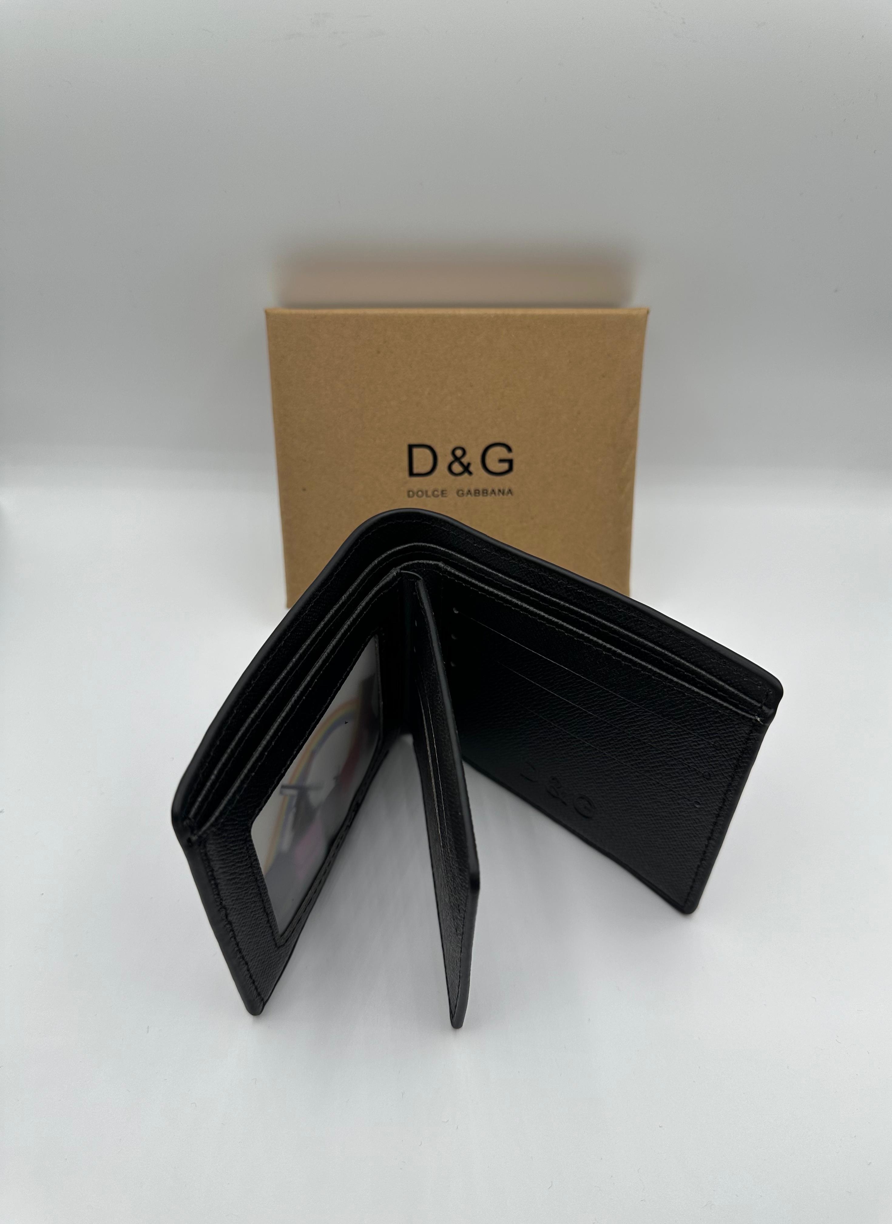 d&g premium black wallet