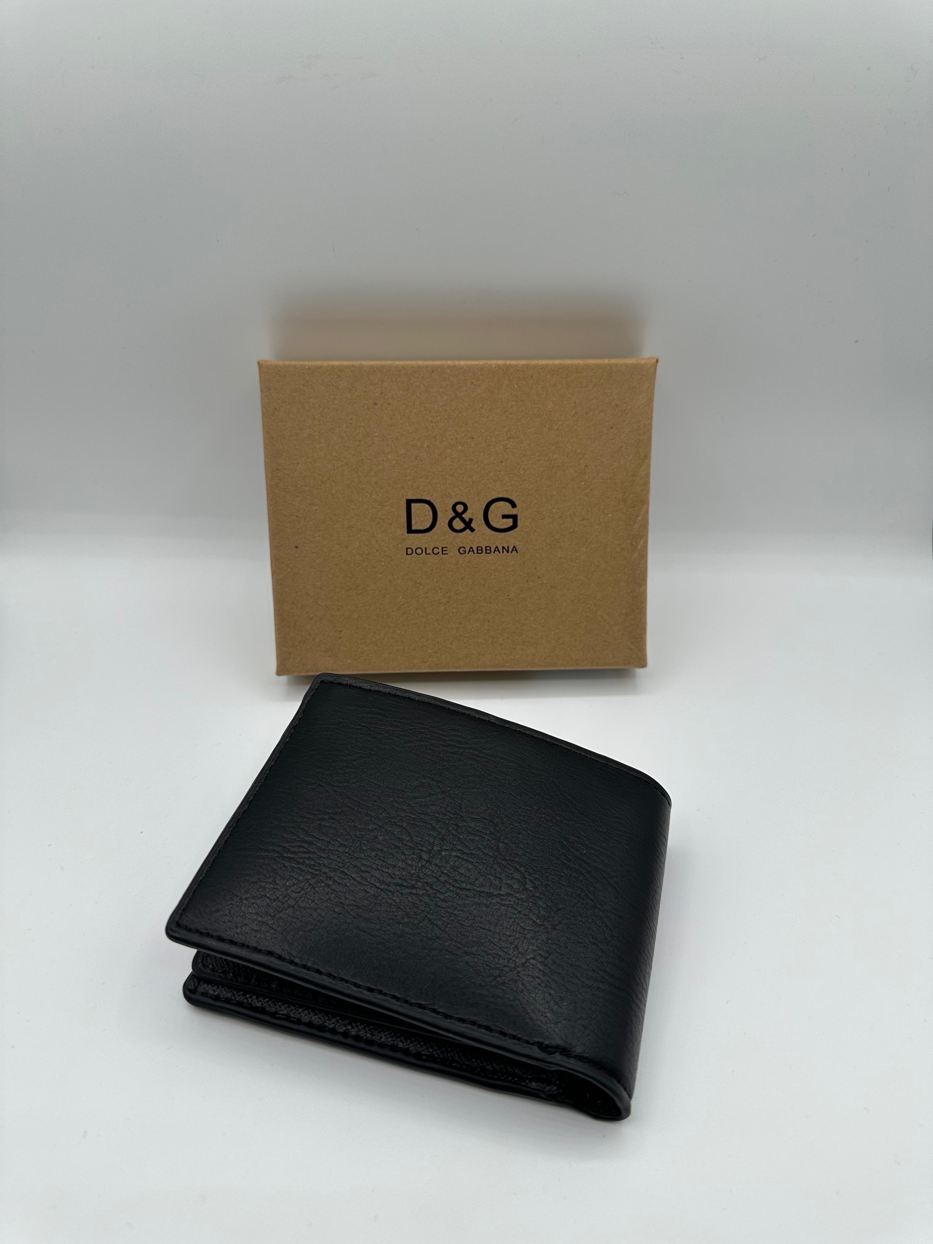 d&g premium black wallet