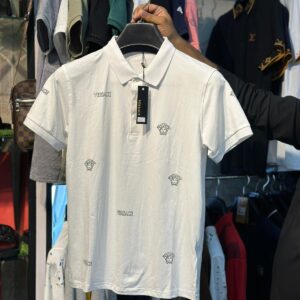 Versace All-Over Printed Men Polo Shirt