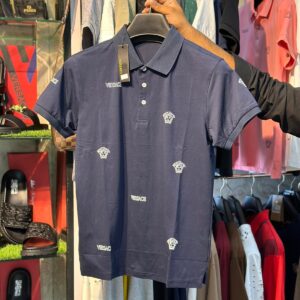 Versace All-Over Printed Men Polo Shirt