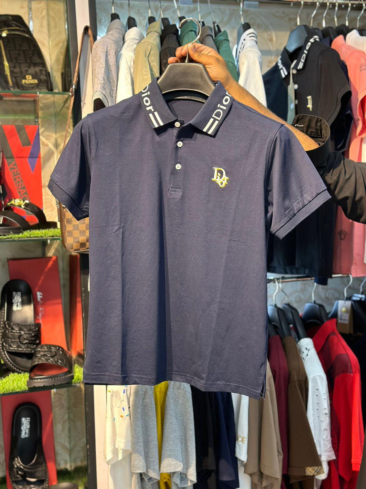 dior men polo shirt with logo