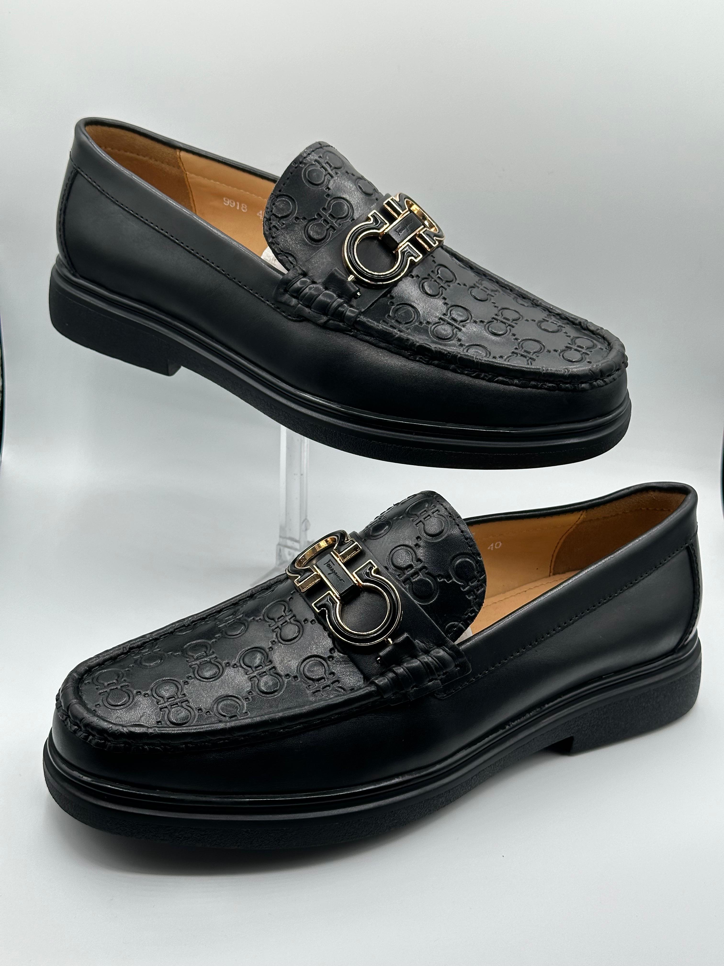 ferragamo signature black major loafers ferragamo signature black major loafers