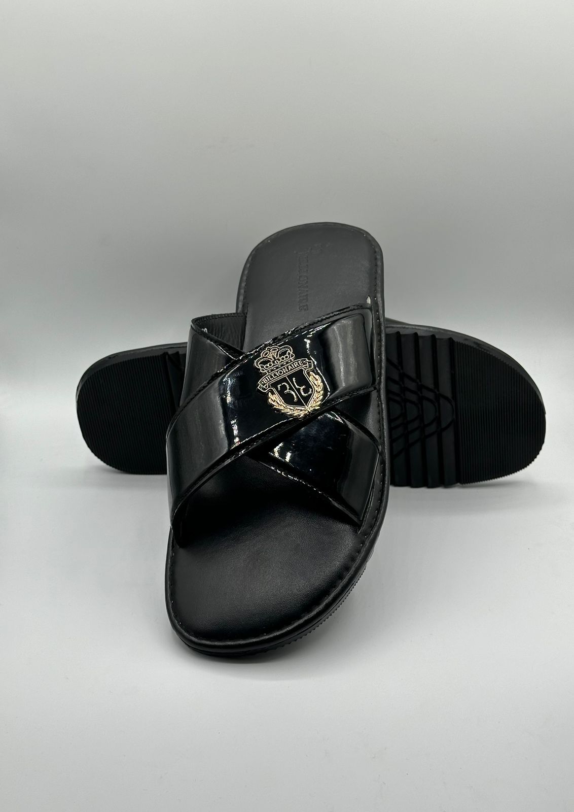 billionaire premium slipper with logo
