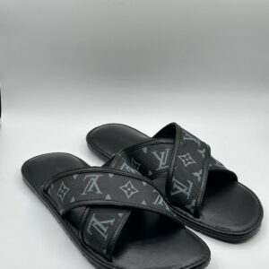 louis vuitton premium printed slipper