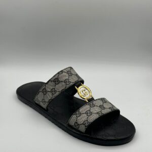 gucci premium printed slipper with logo