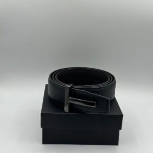 Tom Ford Black Leather Signature Belt