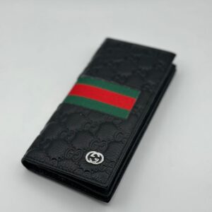 gucci premium leather long wallet