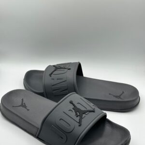 jordan premium printed gray full slipper