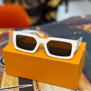 LV Premium Quality Square White Sunglasses