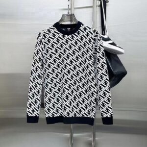 fendi premium quality all over printed sweater shirt