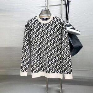 fendi premium quality all over printed sweater shirt