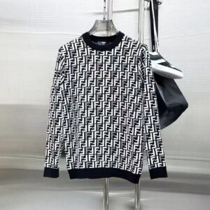 fendi premium quality all over printed sweater shirt