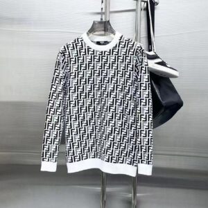 fendi premium quality all over printed sweater shirt