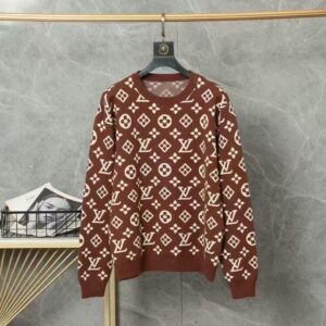 LV Premium Quality All-Over Printed Sweater Shirt