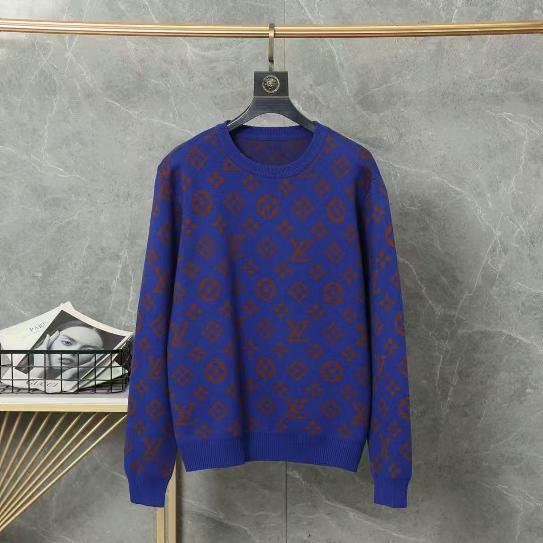 LV Premium Quality All-Over Printed Sweater Shirt