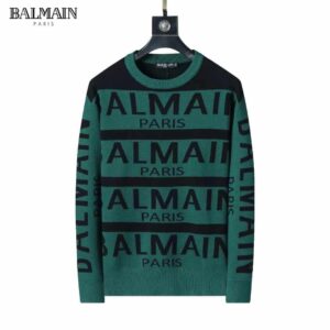 balmain premium quality all over printed sweater shirt