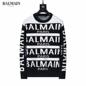 balmain premium quality all over printed sweater shirt