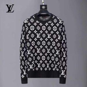LV Premium Quality All-Over Printed Sweater Shirt
