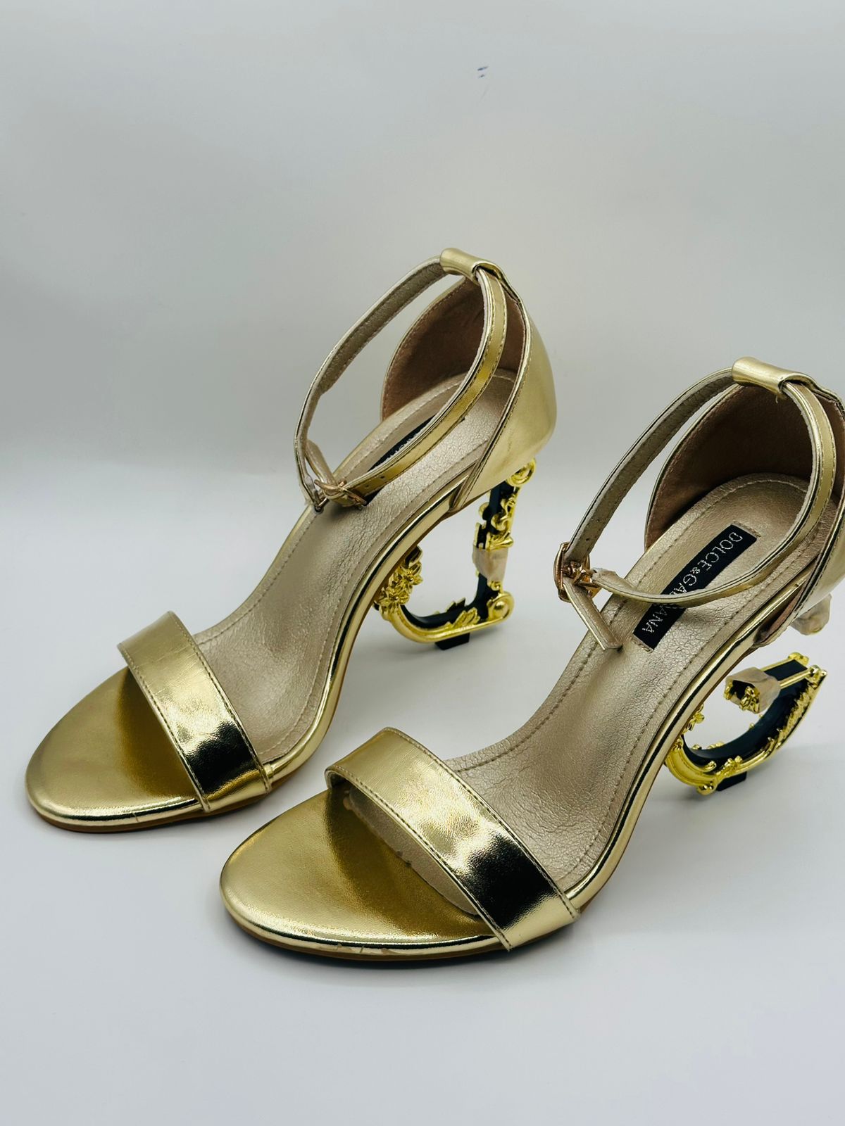 imported d&g premium high heel women’s golden sandals imported d&g premium high heel women’s golden sandals