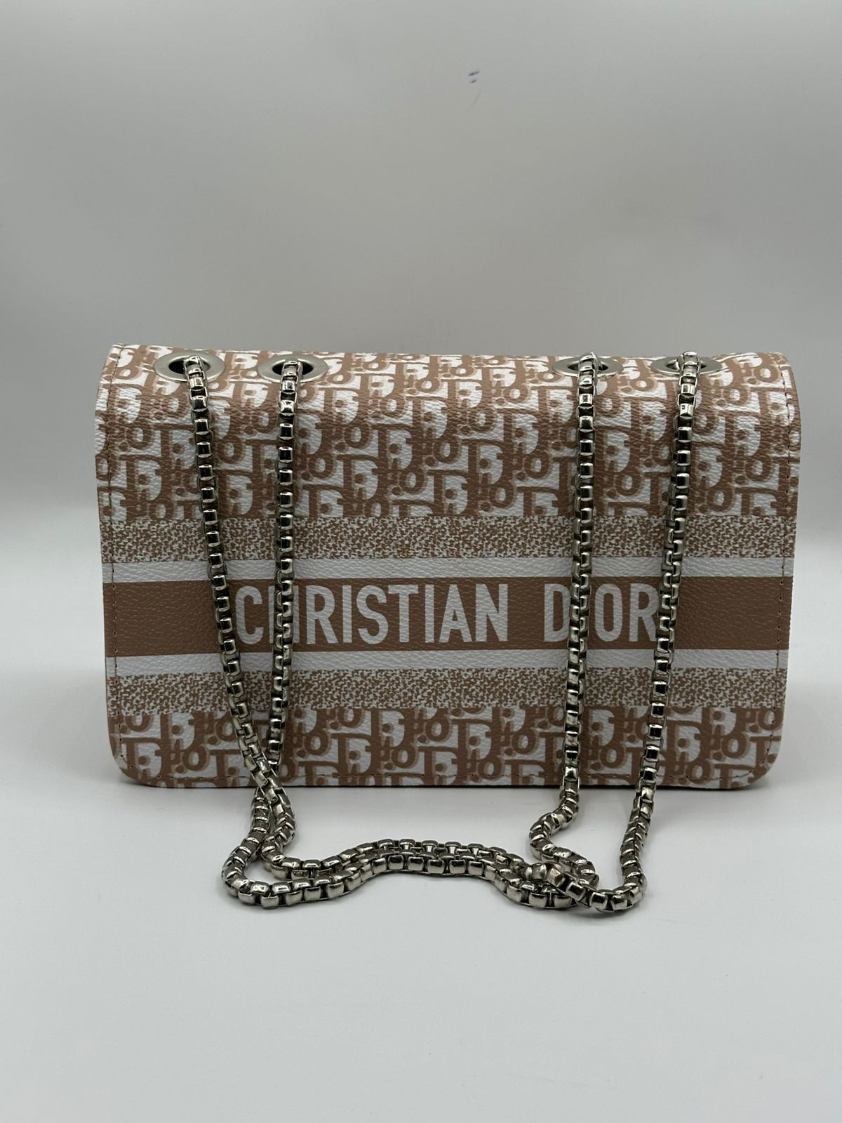 christian dior premium quality all over printed brown side bag christian dior premium quality all over printed brown side bag