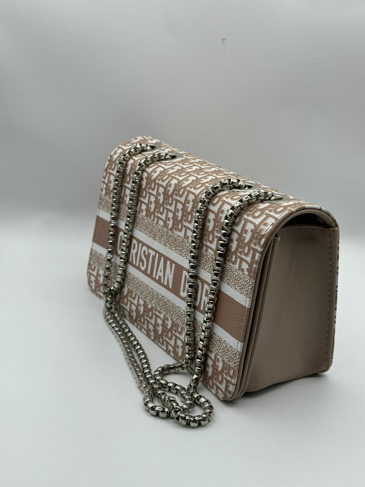 christian dior premium quality all over printed brown side bag christian dior premium quality all over printed brown side bag