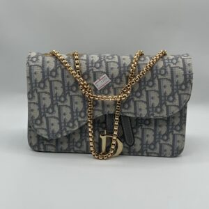 christian dior premium quality all over printed ladies side bag