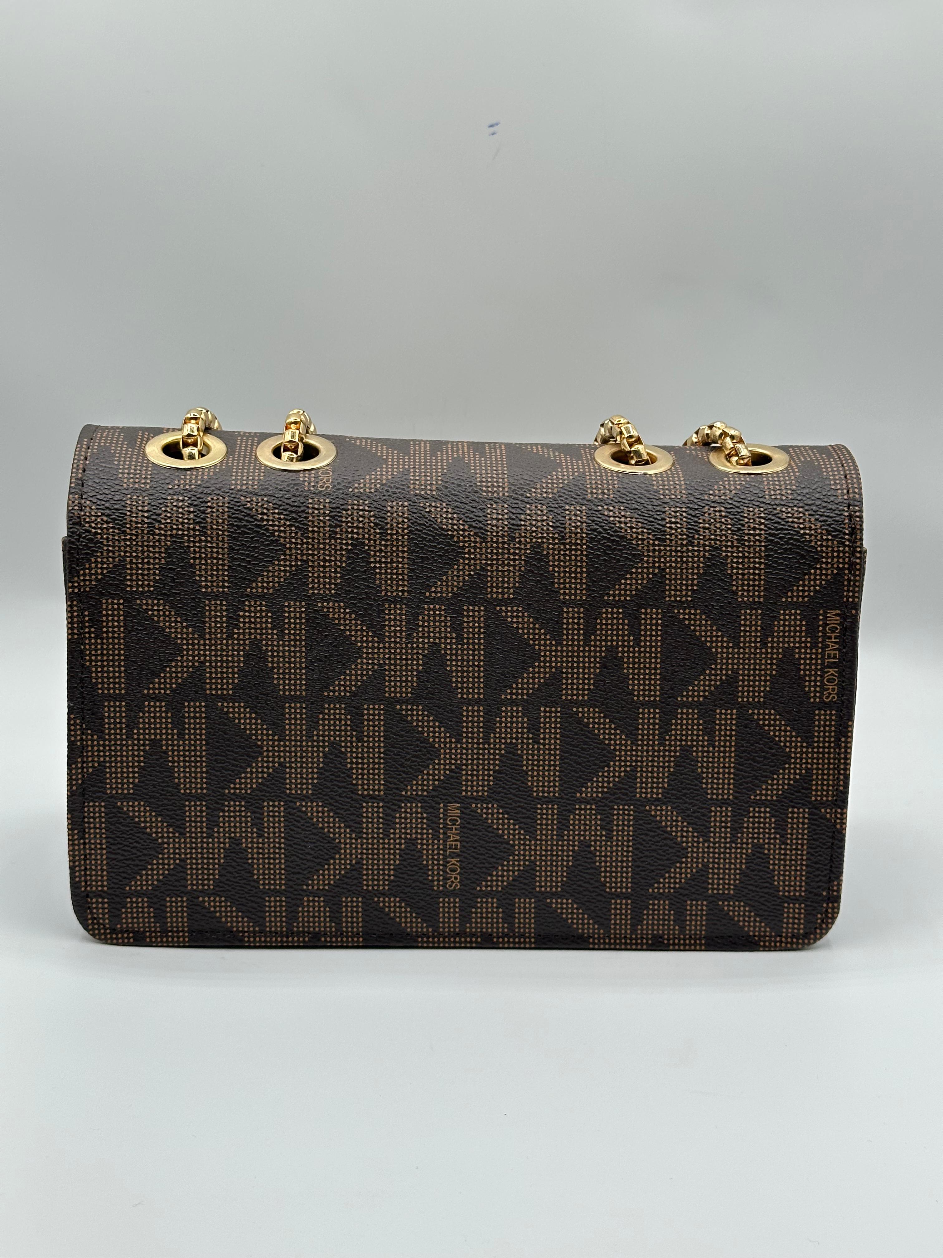 Michael Kors Premium Quality All-Over Printed Ladies Side Bag with Buckle - Image 2