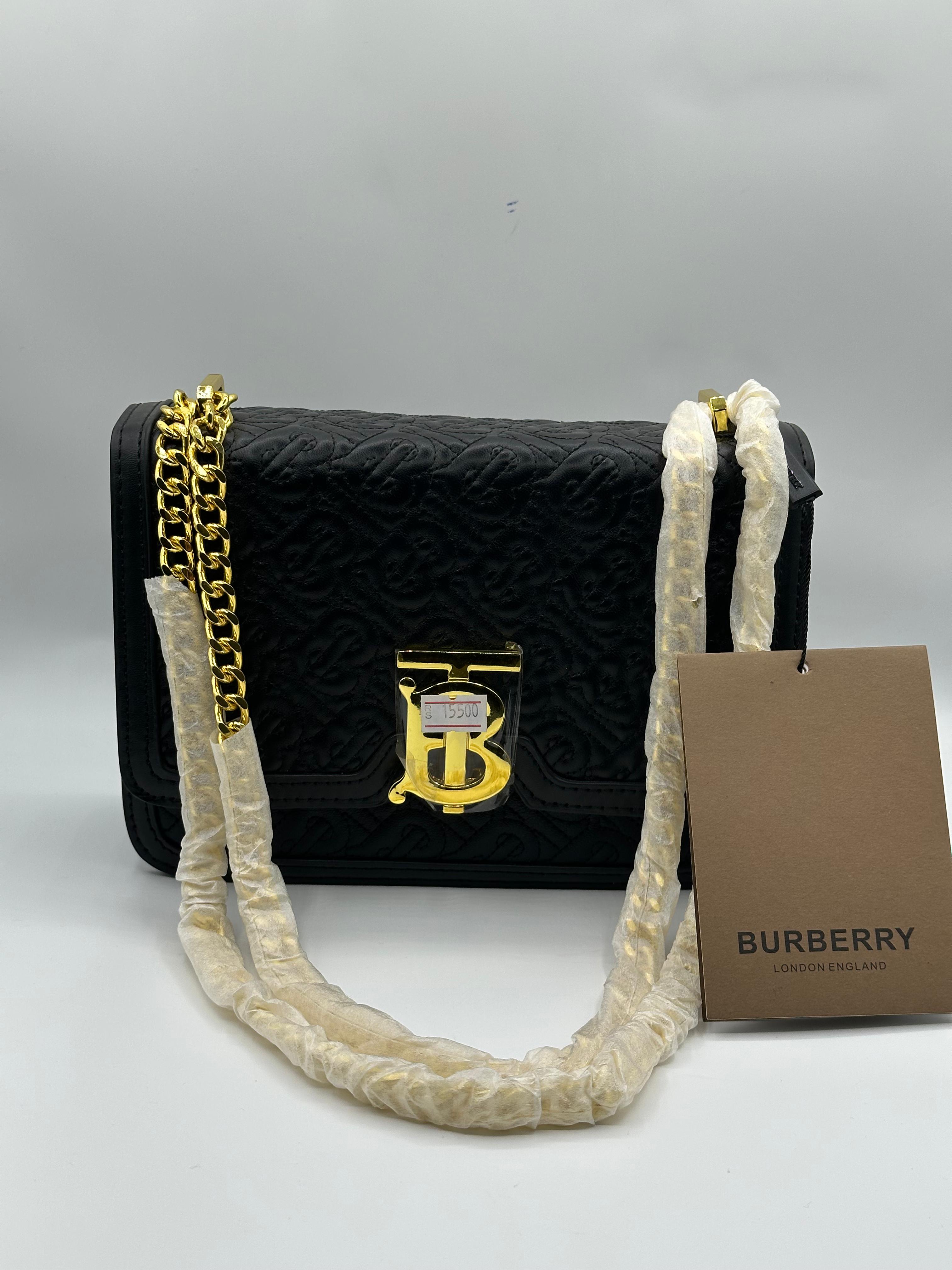 burberry high quality ladies side bag with buckle