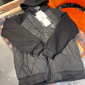 ck high quality super soft zipper puffer jacket