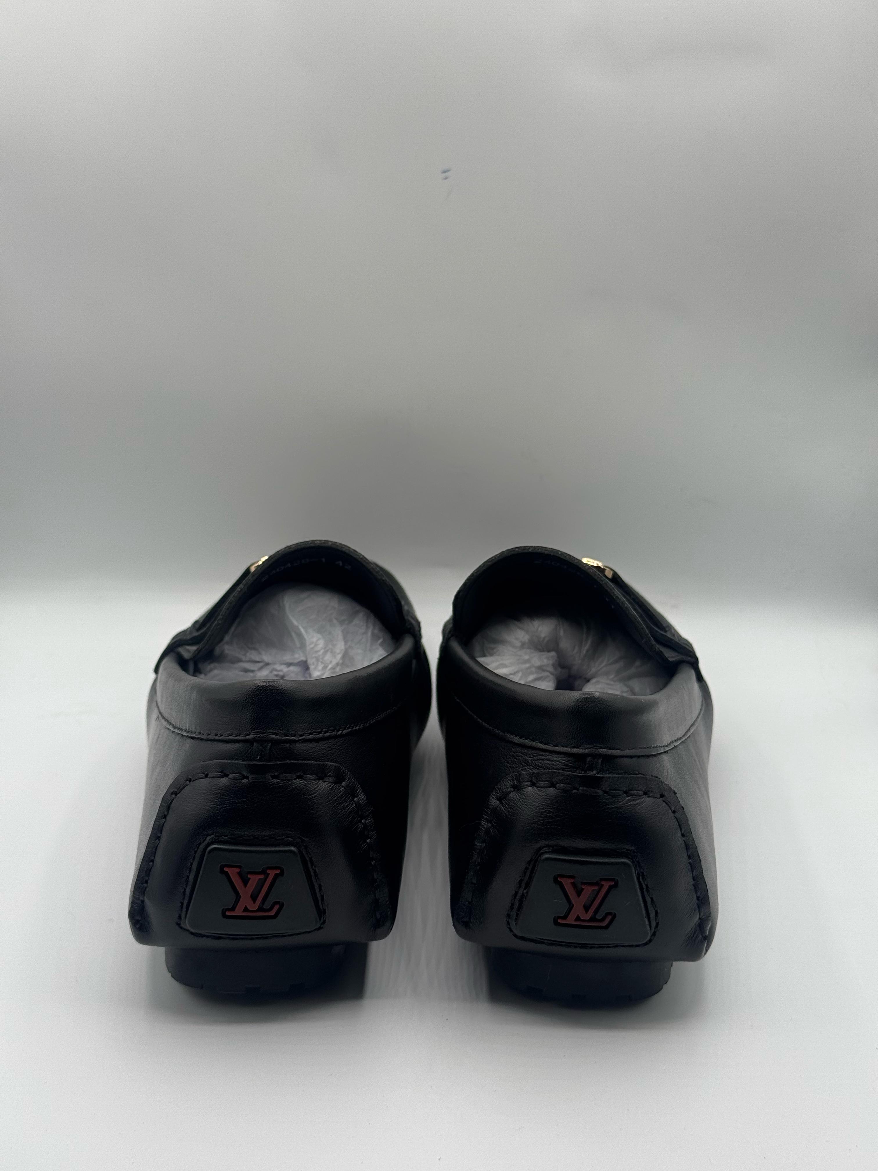 louis vuitton black & gray high quality loafer louis vuitton black & gray high quality loafer