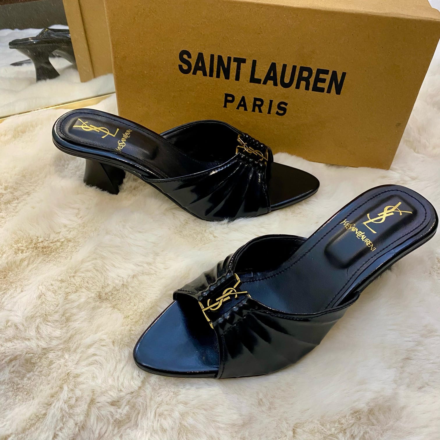 WhatsAppImage2025-05-16at17.35.14_2 Premium Quality YSL Women Heels Black Sandals - Image 2