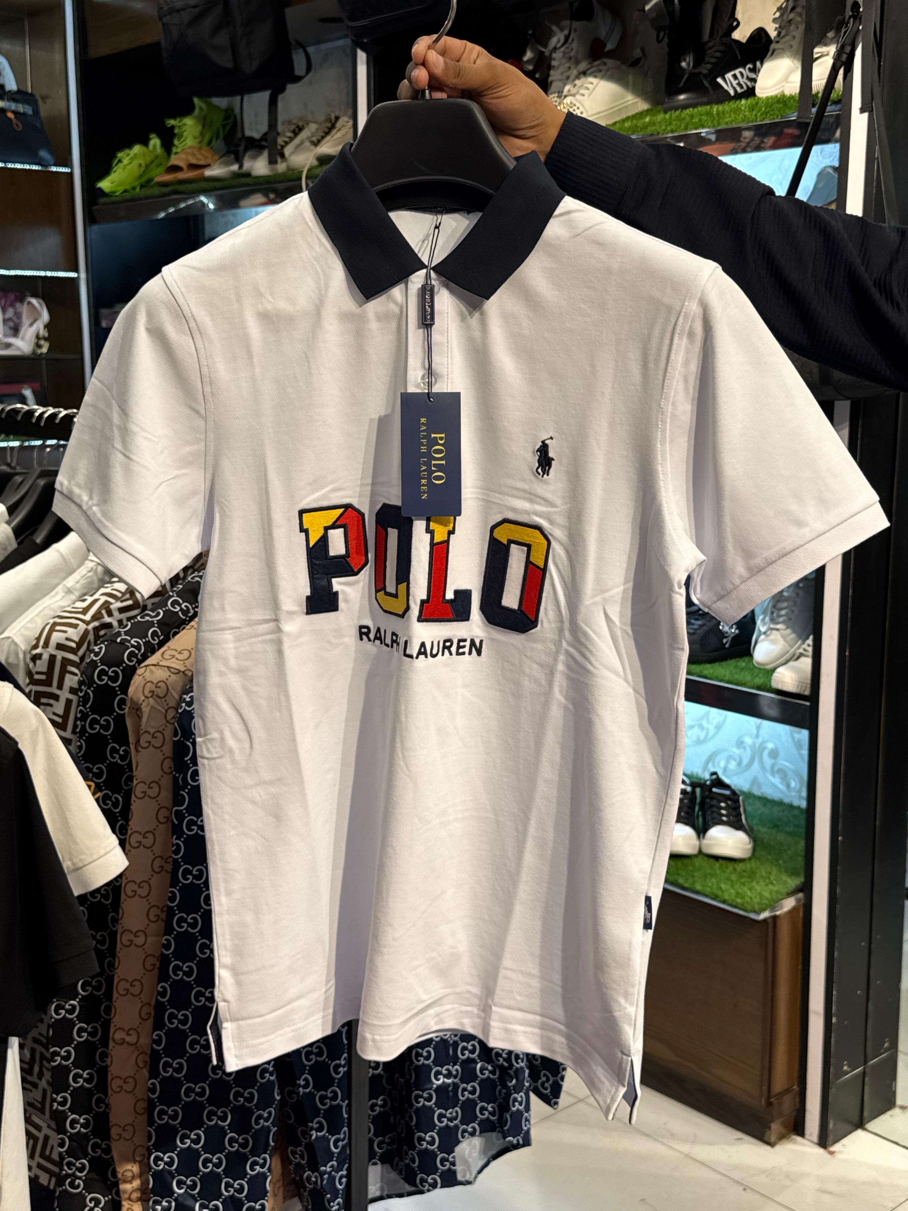 high quality ralph lauren white embroidered polo shirt high quality ralph lauren white embroidered polo shirt