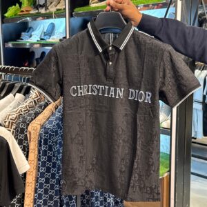 Premium Quality Christian Dior Black Polo Shirt